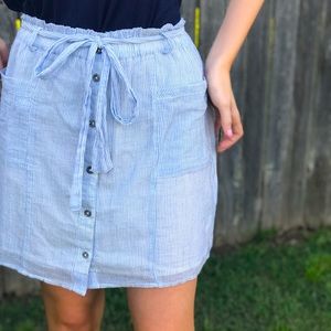 Button down skirt